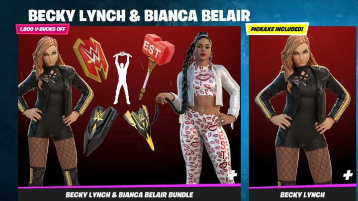 Fortnite x WWE Becky Lynch and Bianca Belair Skins: All Items, Price