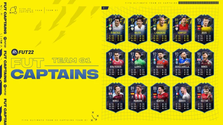 FIFA 22 FUT Captains Team 2 Release Date